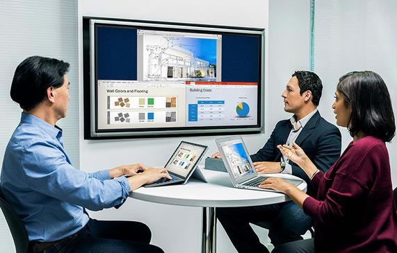 Polycom Pano condivisione contenuti e dati su monitor Polycom pano content sharing